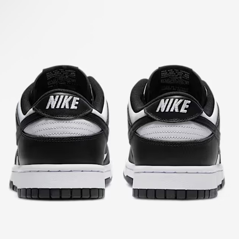 NWT Men’s Nike Classic Black and White Dunk Low Retro Sneakers - Picture 7 of 10